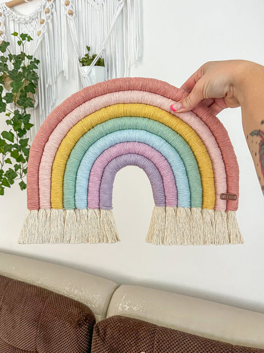 Maxi Macramé Duha Pastelová