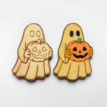 Načíst obrázek do prohlížeče Galerie, Dřevěné výřezy k vytvoření magnetek - HALLOWEEN
