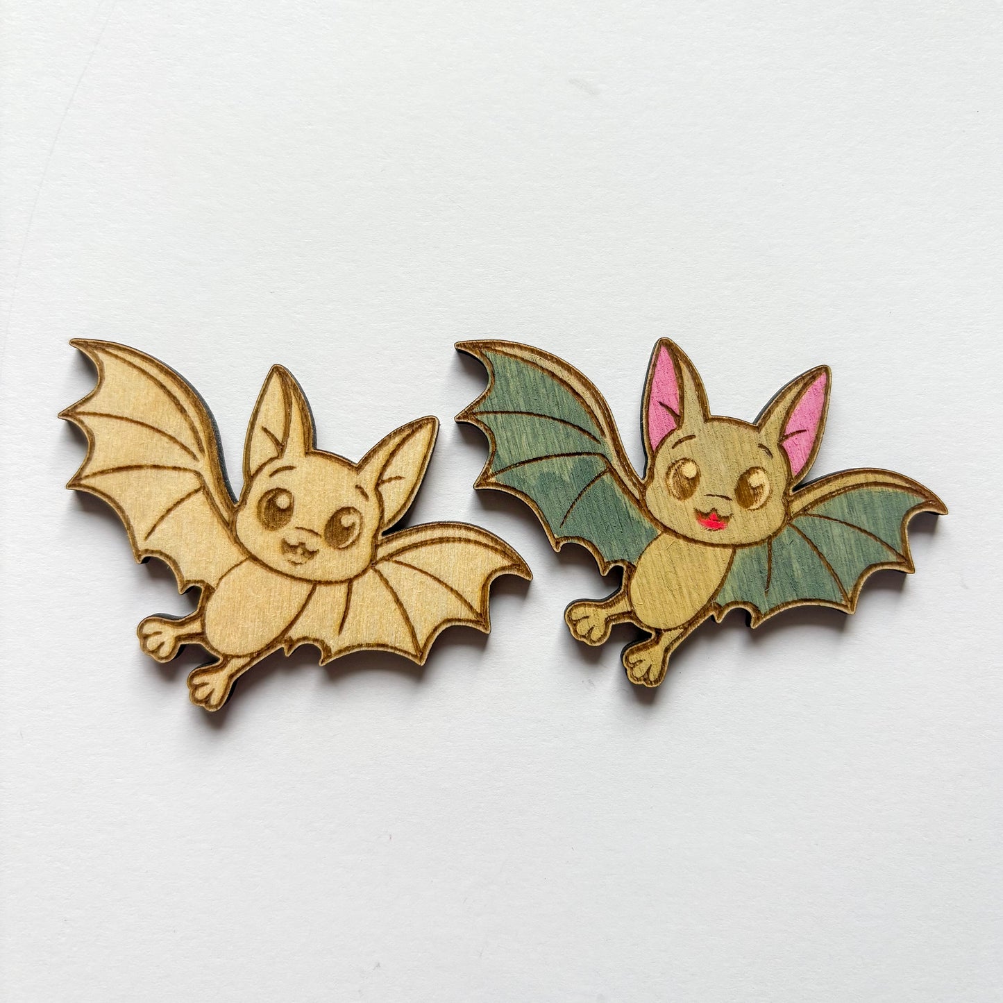 Dřevěné magnetky k domalování - HALLOWEEN