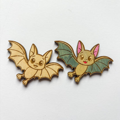 Dřevěné magnetky k domalování - HALLOWEEN