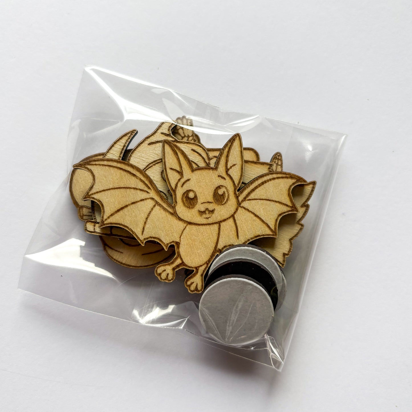 Dřevěné magnetky k domalování - HALLOWEEN