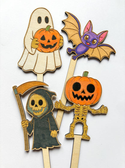 Dřevěné zápichy pro vaší dětskou dílničku (oslavy, akce, dětské koutky)