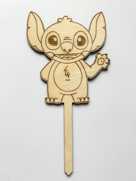 Stytchi - Dřevěný zápich a magnetka k domalování