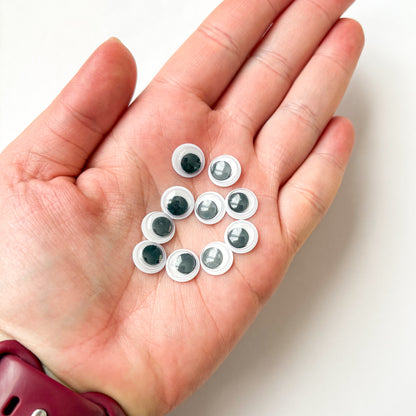 Samolepící očička pohyblivá 10 mm