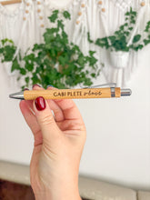 Načíst obrázek do prohlížeče Galerie, Propiska s vlastním textem / logem - přírodní bambusová
