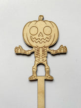 Načíst obrázek do prohlížeče Galerie, Dřevěné zápichy k domalování - HALLOWEEN
