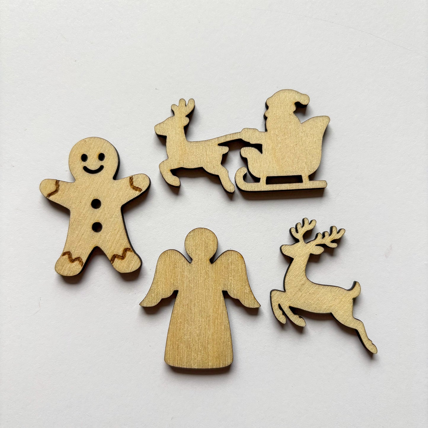 Dřevěné vánoční ozdoby