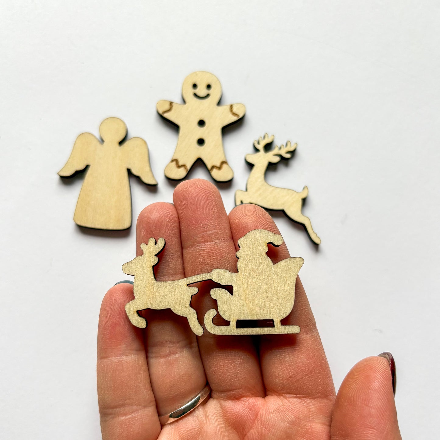 Dřevěné vánoční ozdoby