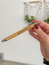 Načíst obrázek do prohlížeče Galerie, Propiska s vlastním textem / logem - přírodní bambusová
