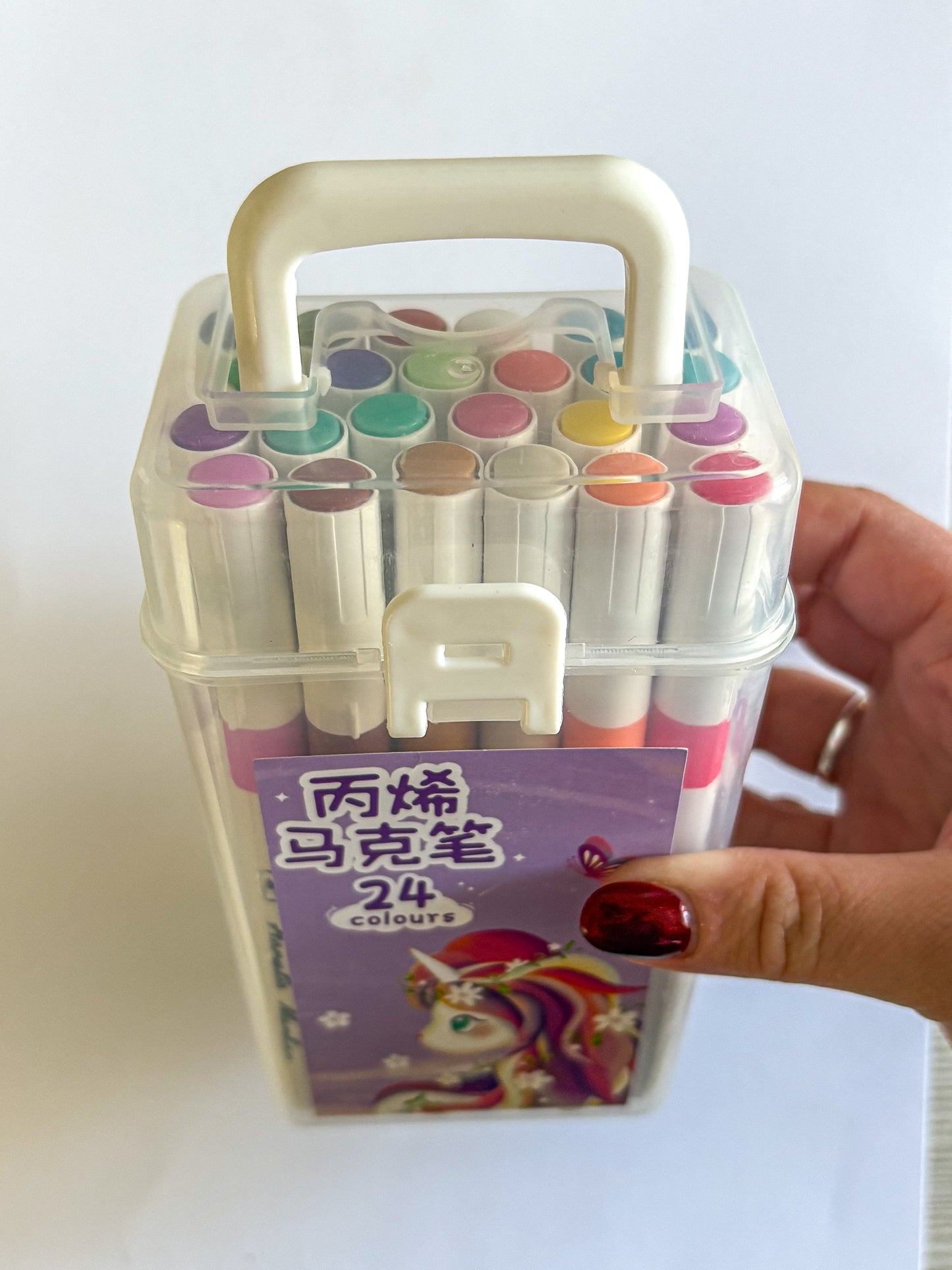 Akrylové fixy na dřevo - pastelové barvy