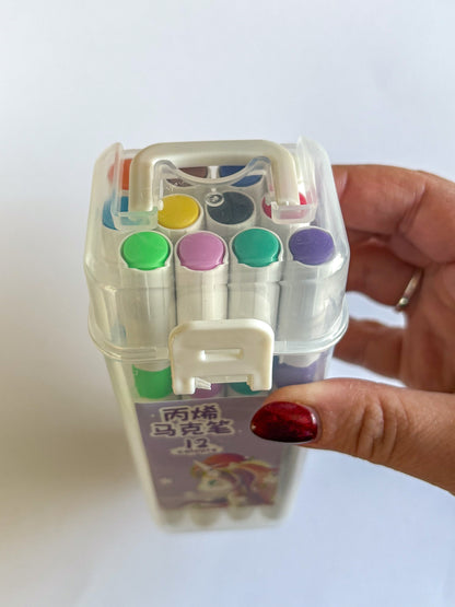 Akrylové fixy na dřevo - pastelové barvy