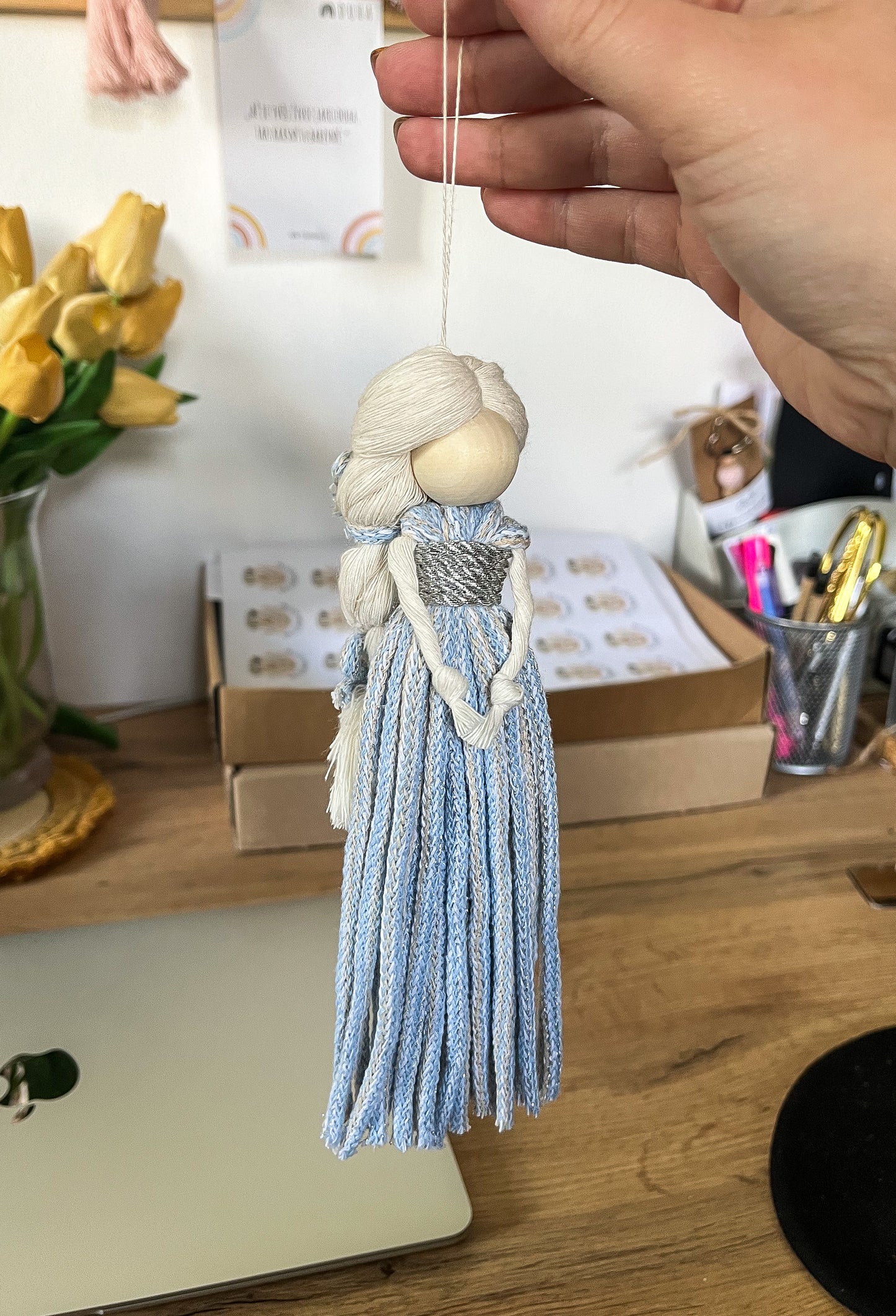 Kreativní sada - Macramé Elza (Ledové království)