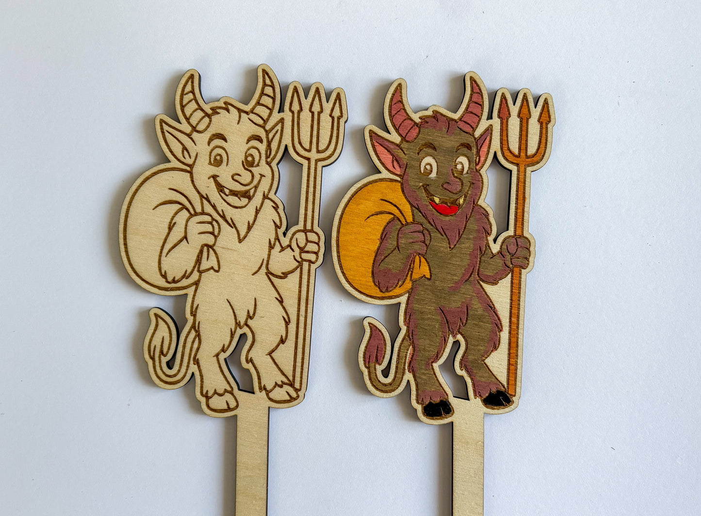 Dřevěné zápichy k domalování - MIKULÁŠ