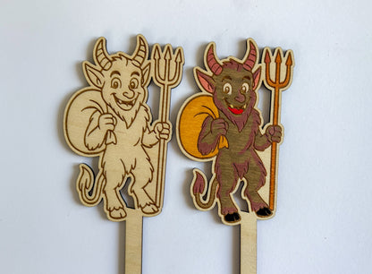 Dřevěné zápichy k domalování - MIKULÁŠ