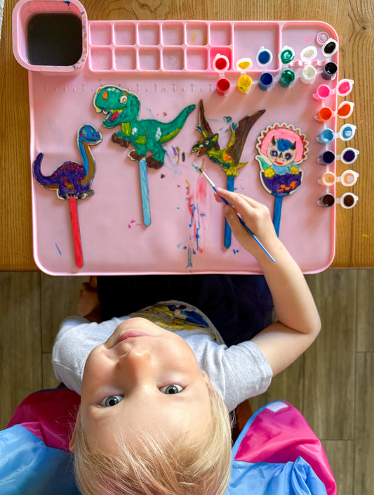 Silikonová podložka na malování pro děti