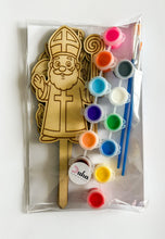 Načíst obrázek do prohlížeče Galerie, Dřevěné zápichy k domalování - MIKULÁŠ
