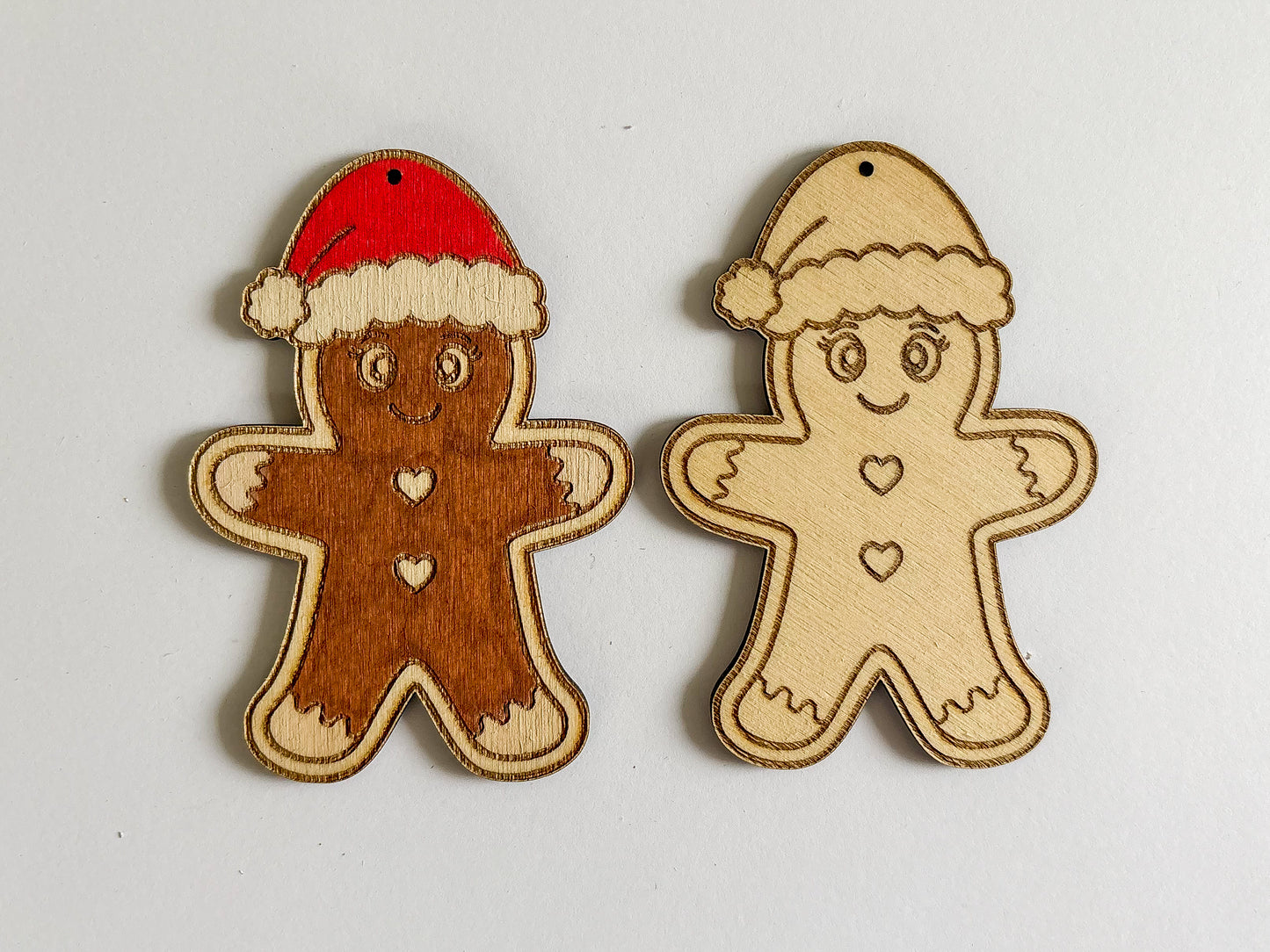 Dřevěné ozdoby k domalování - VÁNOCE