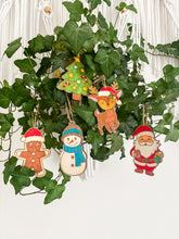 Načíst obrázek do prohlížeče Galerie, Dřevěné ozdoby k domalování - VÁNOCE
