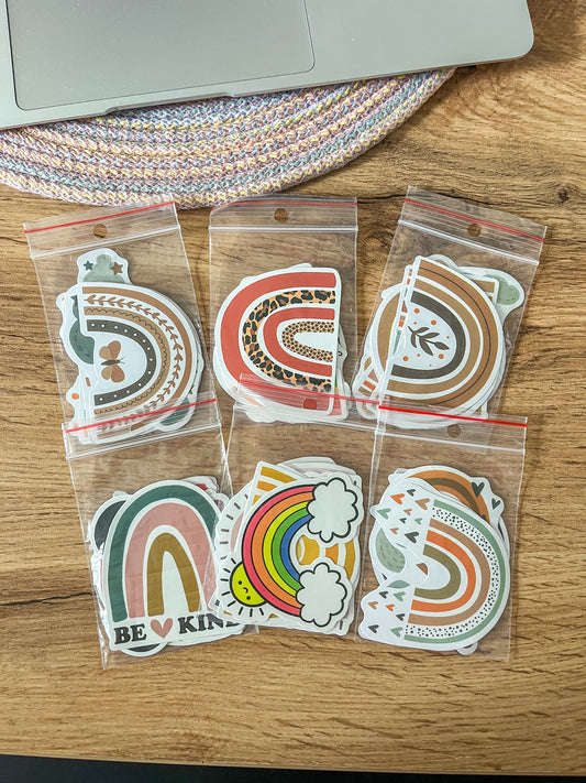 Samolepky DUHA - Mystery balení 10 Ks