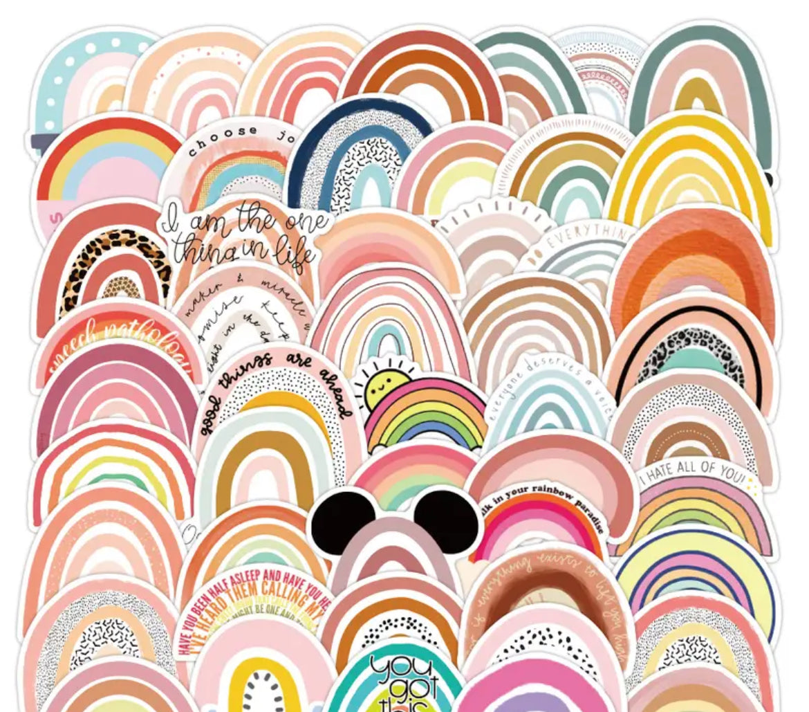 Samolepky DUHA - Mystery balení 10 Ks