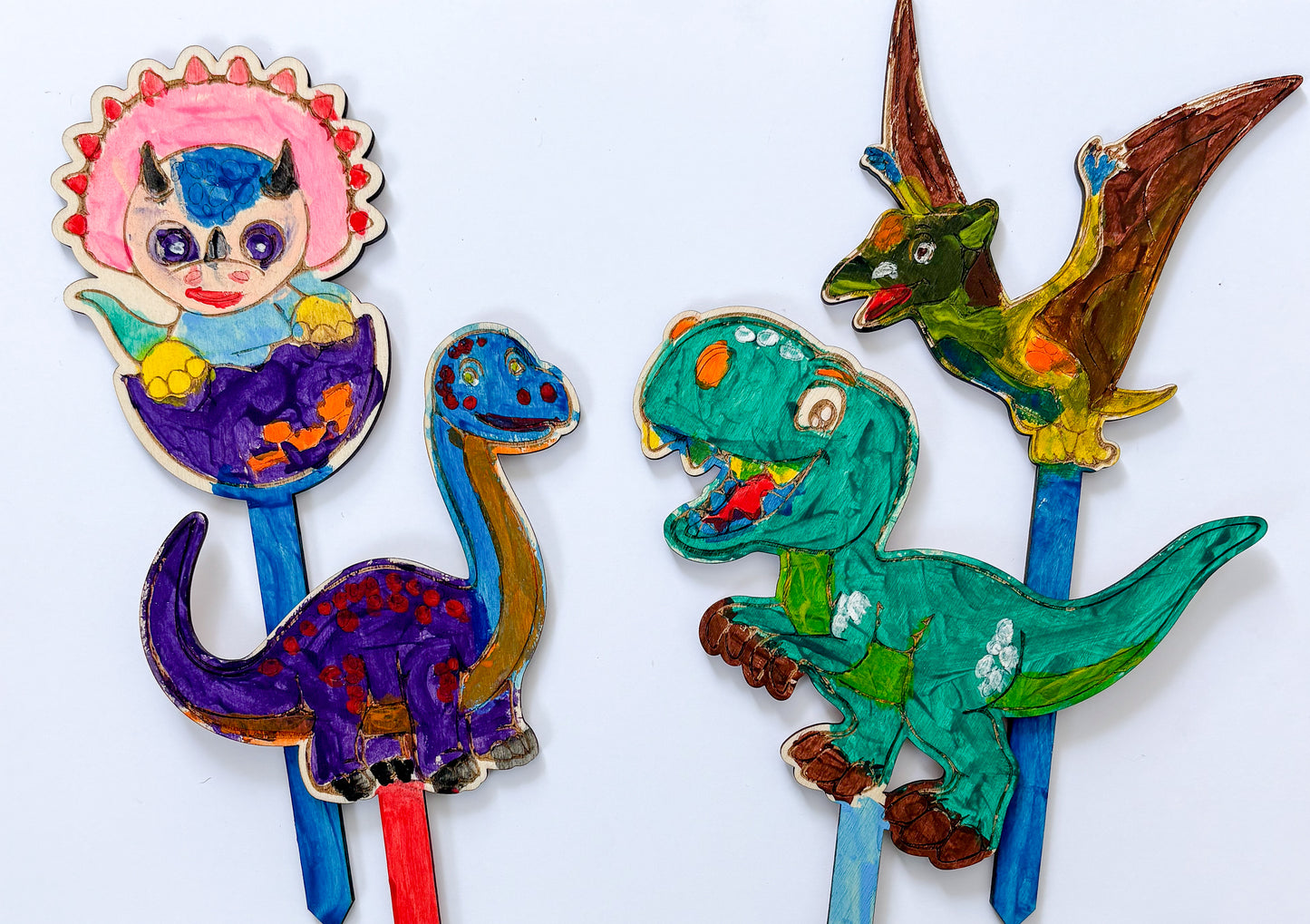 Dřevěné zápichy pro vaší dětskou dílničku (oslavy, akce, dětské koutky)