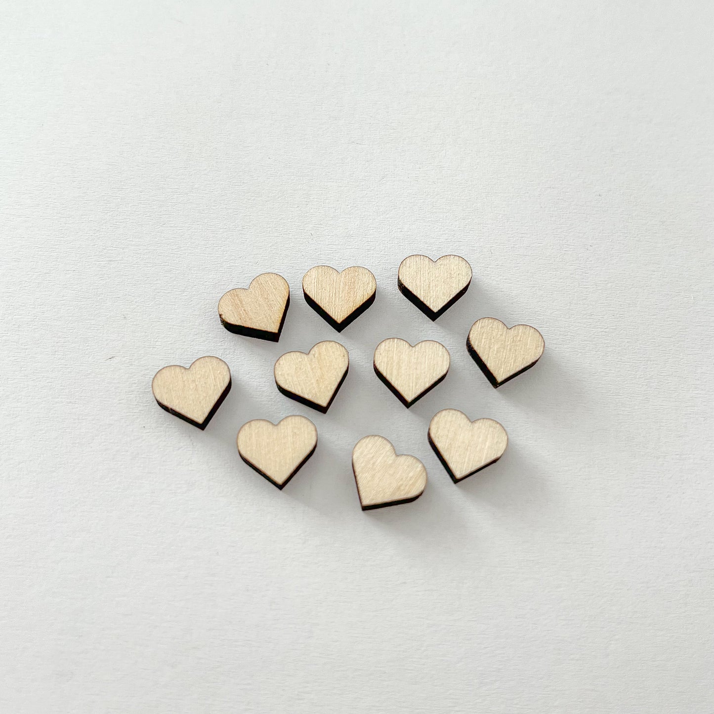 Dřevěné srdce - čisté