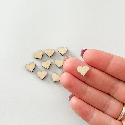 Dřevěné srdce - čisté