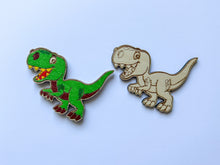 Načíst obrázek do prohlížeče Galerie, Dřevěné výřezy k vytvoření magnetek - DINOSAURUS
