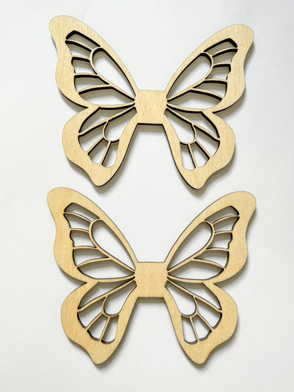 Dřevěná andělská křídla - motýlek (více velikostí)