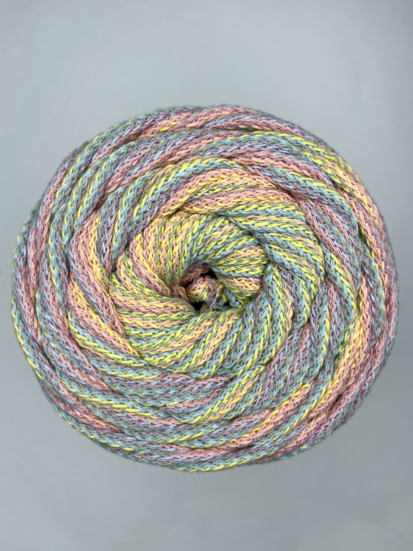 Duhová příze 3 mm - 🌈 PASTELKA (nerozčesatelná)