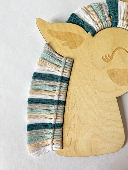 Kreativní sada - Macramé Jednorožec