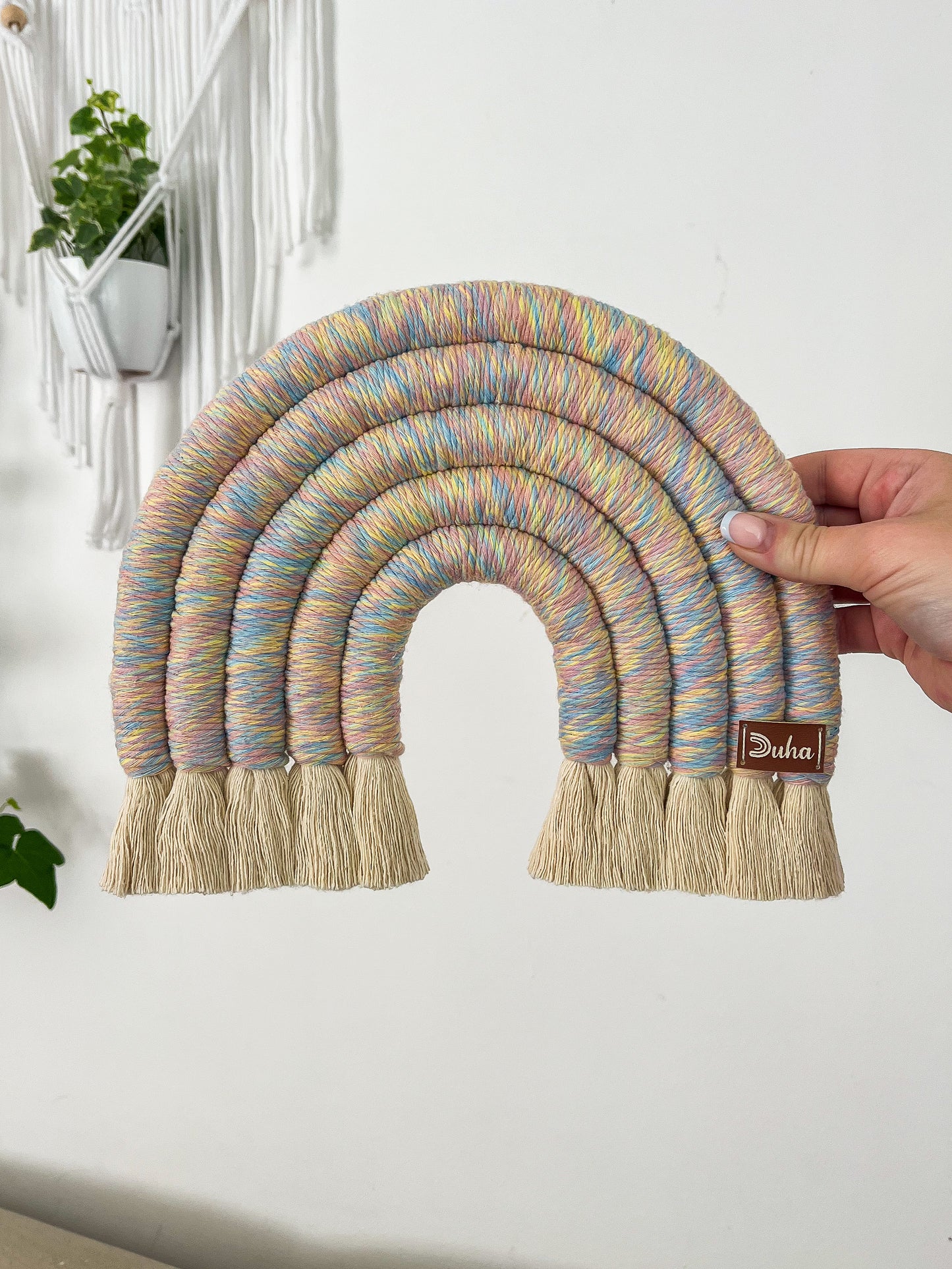 Macramé duha PASTELKA (Novinka)