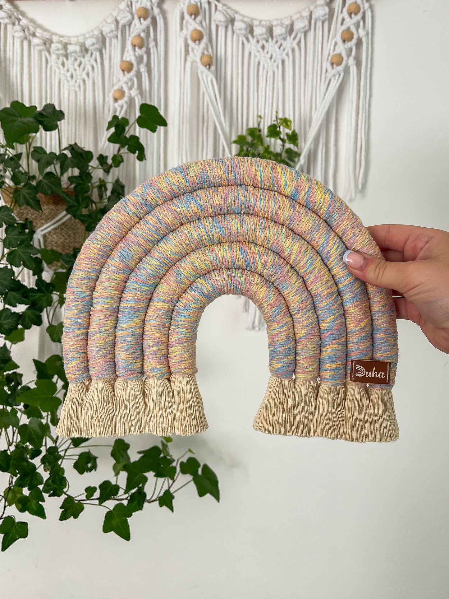 Kreativní sada - Velká Macramé Duha (více kombinací)