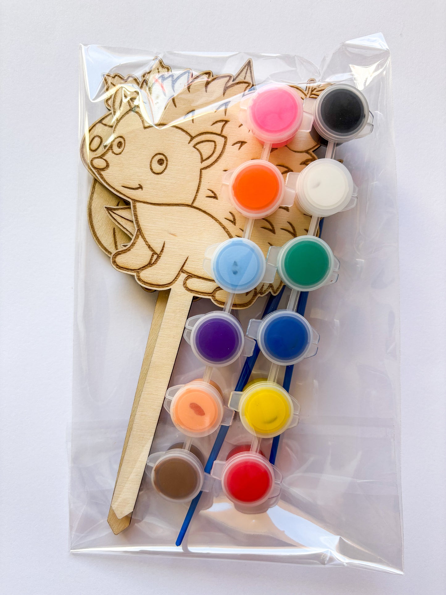 Dřevěné zápichy k domalování - PODZIM