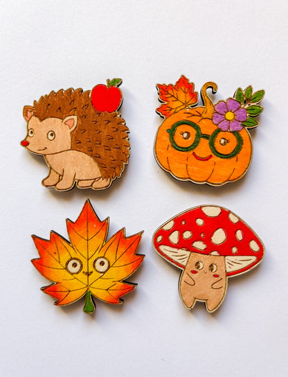 Dřevěné magnetky pro vaší dětskou dílničku (oslavy, akce, dětské koutky)