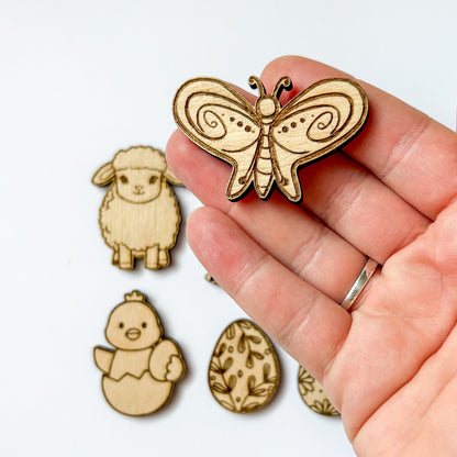 Dřevěné velikonoční ozdoby