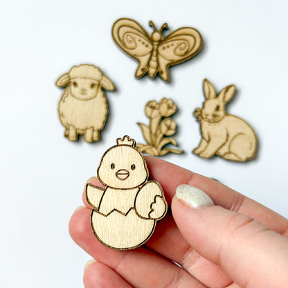 Dřevěné velikonoční ozdoby