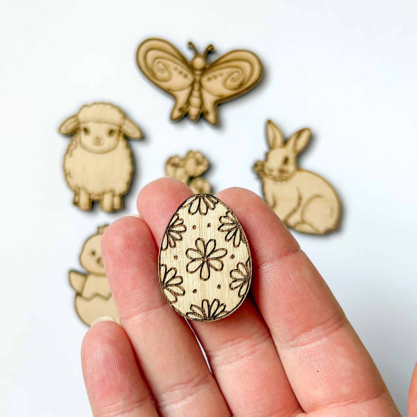 Dřevěné velikonoční ozdoby