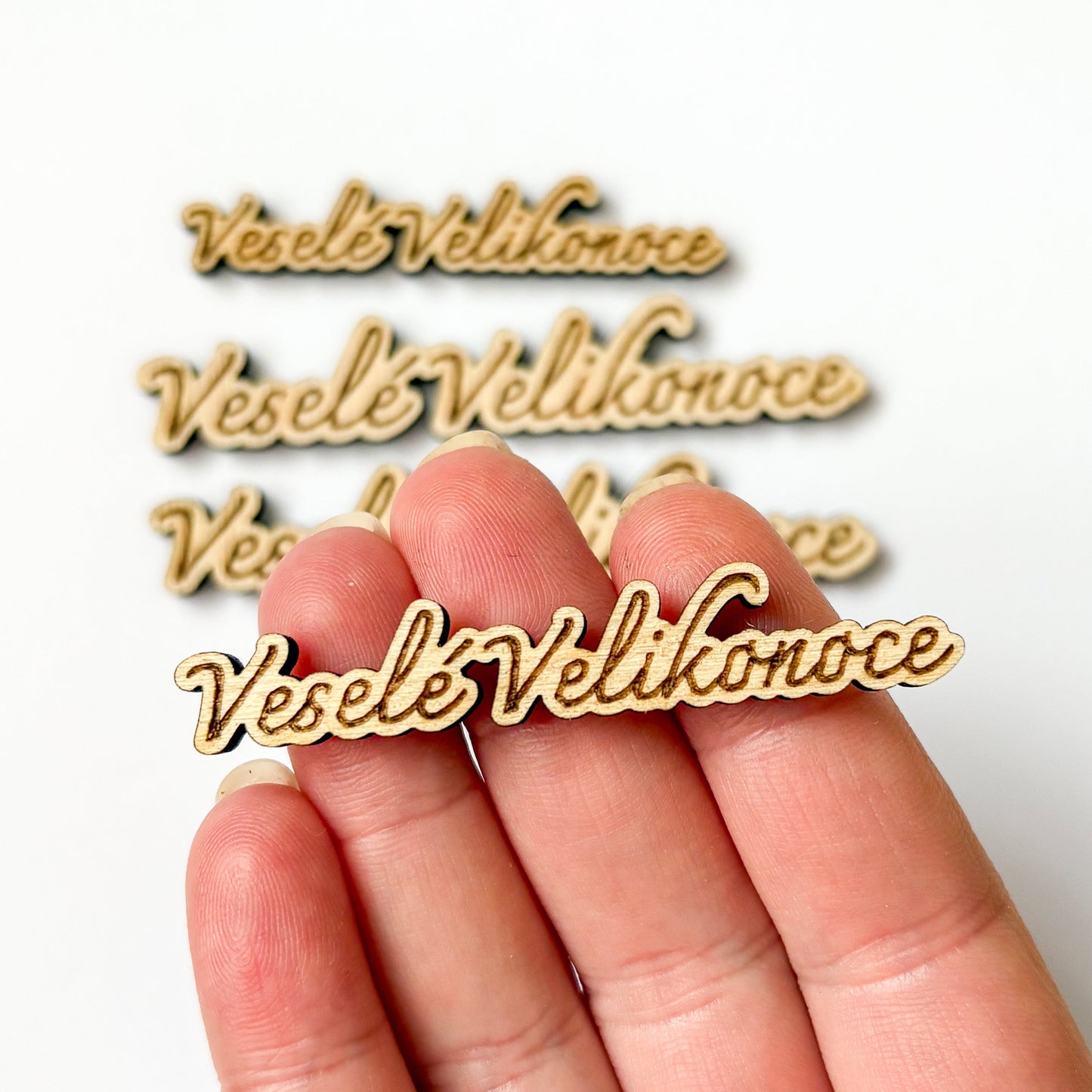 Dřevěné NÁPISY k příležitostem - (Velikonoce, Vánoce apod.)