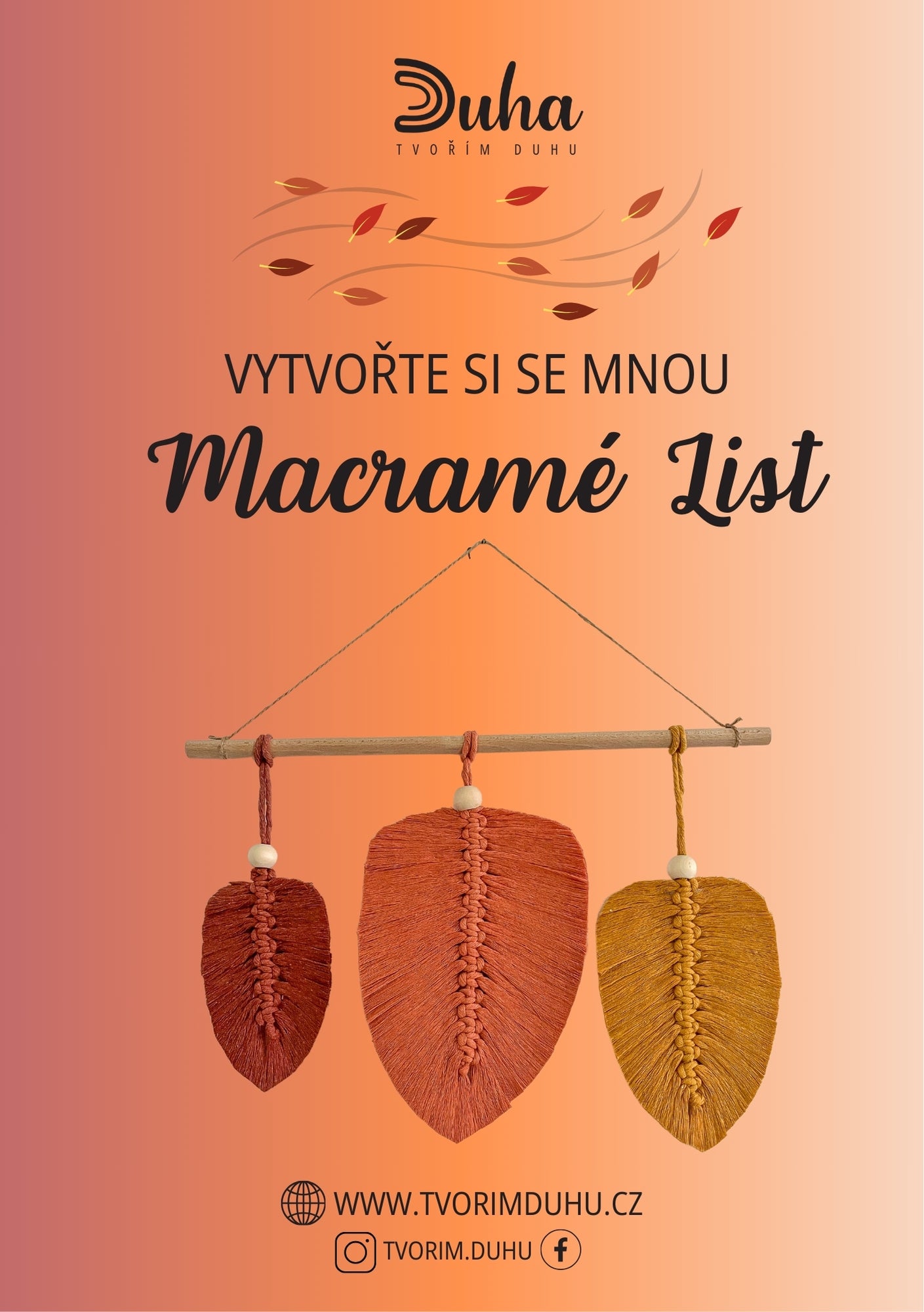 Video návod na Macramé List - PDF soubor na email