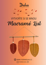 Načíst obrázek do prohlížeče Galerie, Video návod na Macramé List - PDF soubor na email
