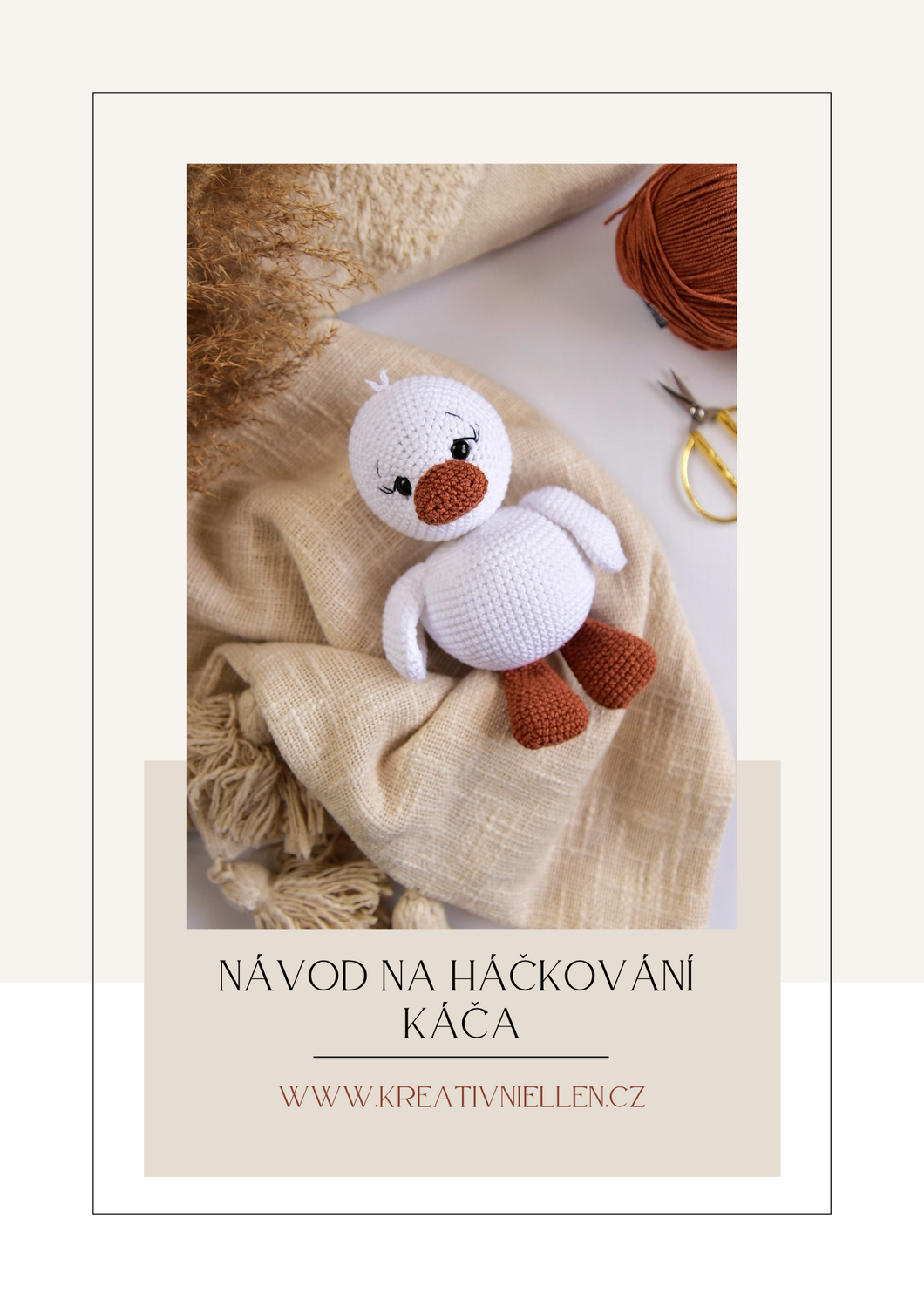 Návod na háčkované zvířátko PDF - Káčátko