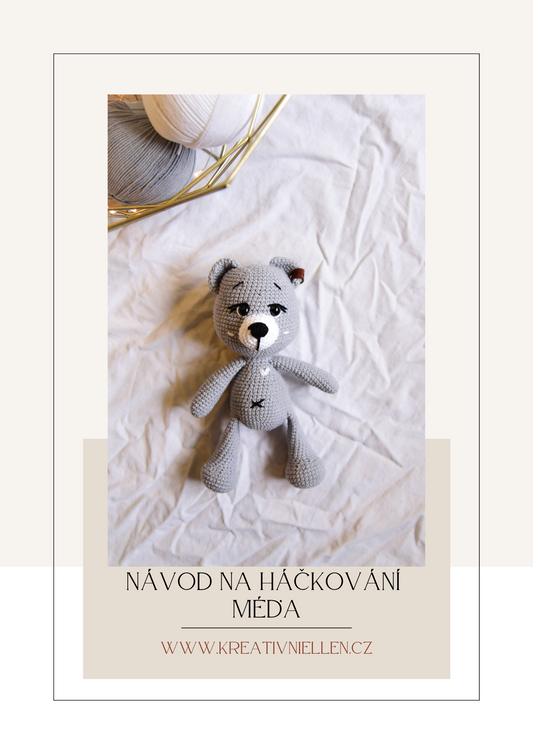 Návod na háčkované zvířátko PDF - Medvídek
