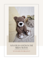 Návod na háčkované zvířátko PDF - Medvídek Ňuňan