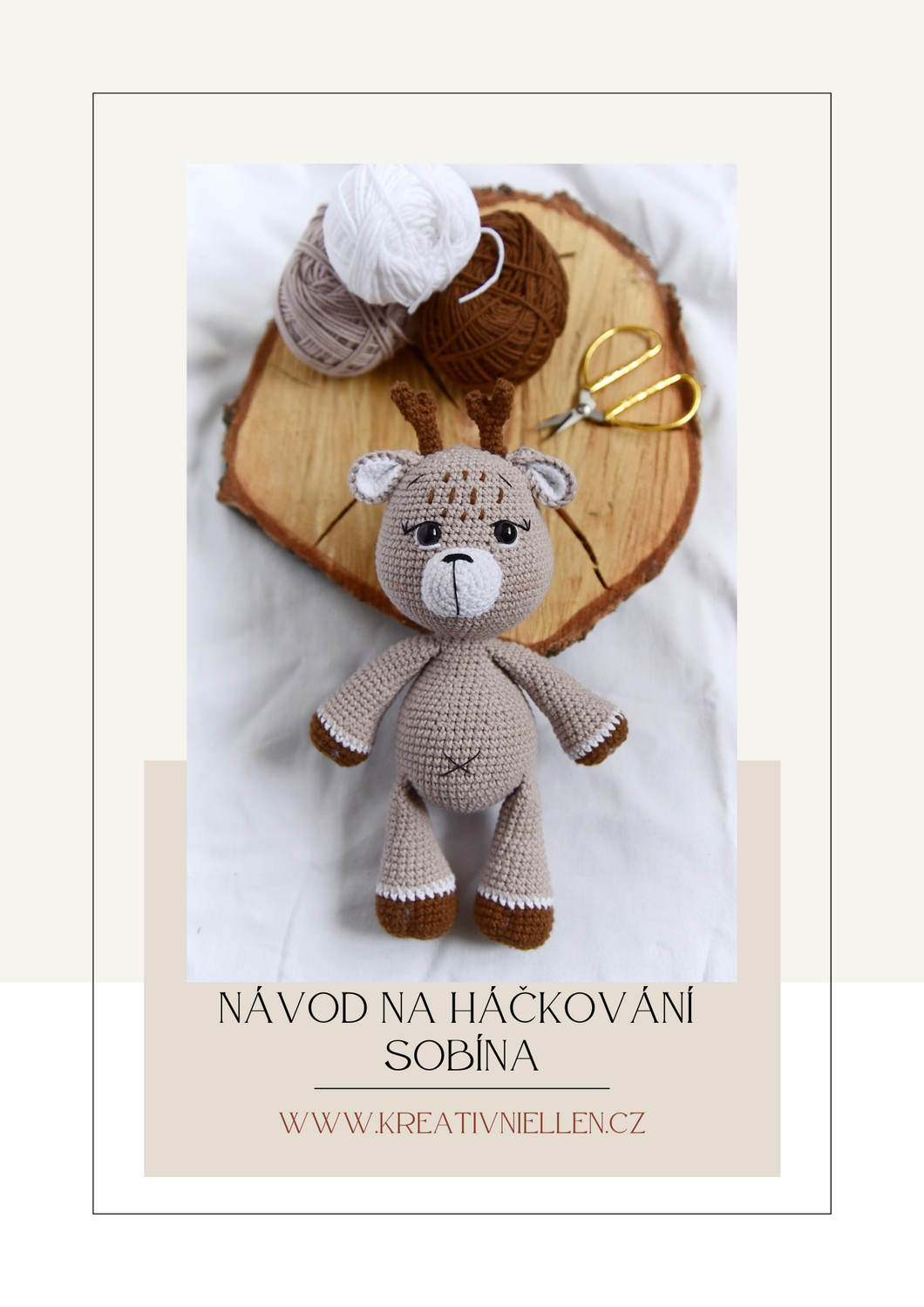 Návod na háčkované zvířátko - Sobínka
