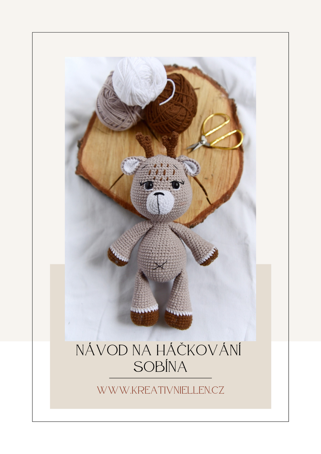 Návod na háčkované zvířátko PDF - Sobínka