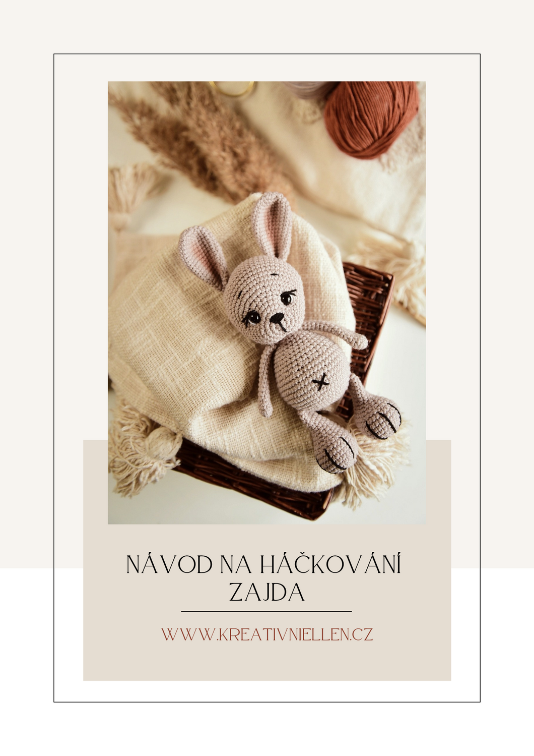 Návod na háčkované zvířátko - Zajíček