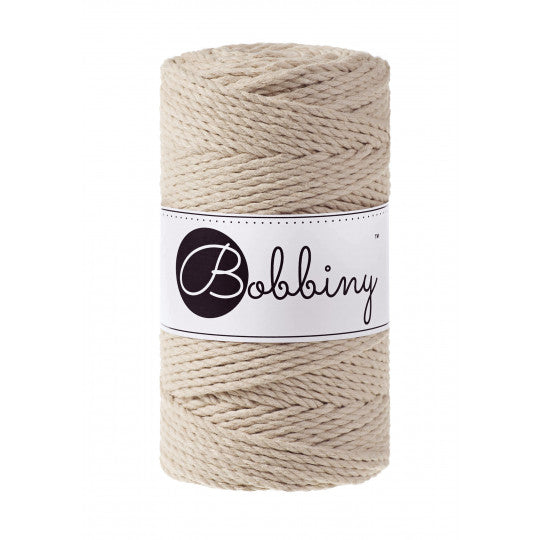 Bobbiny macramé 3PLY 3 mm regular (rozčesatelná)