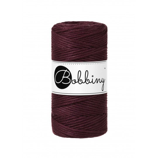 Bobbiny macramé 3 mm regular (rozčesatelná)
