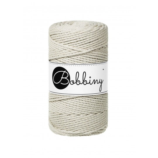 Bobbiny macramé 3PLY 3 mm regular (rozčesatelná)